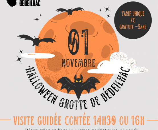 Halloween à la grotte de Bédeilhac